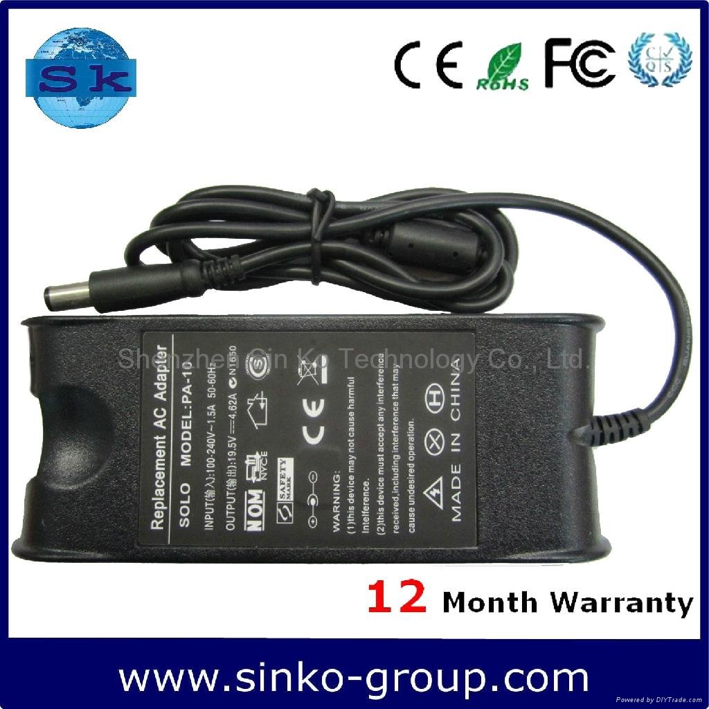 For DELL ac Adapter 19.5V 4.62A 7.4*5.0mm