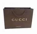 Luxury white cardboard paper  shopping  (clothes ,promotion)paper bag 2