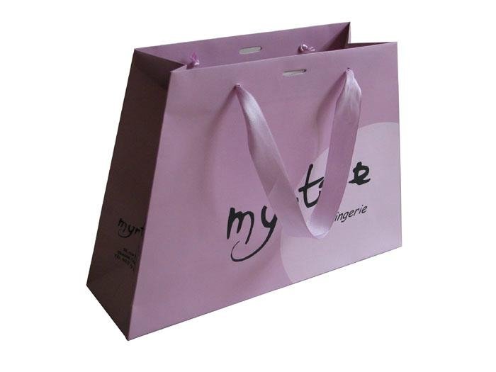  zhejiang china  wholesale  customized Purple gift packing paper bags