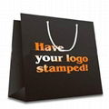 black cardboard wholesale china manufacture made  clothes paper bags