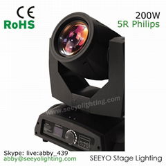 200W Platinum 5R Beam Moving Head Light 