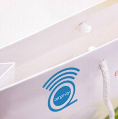 Gift Bag with White Cords