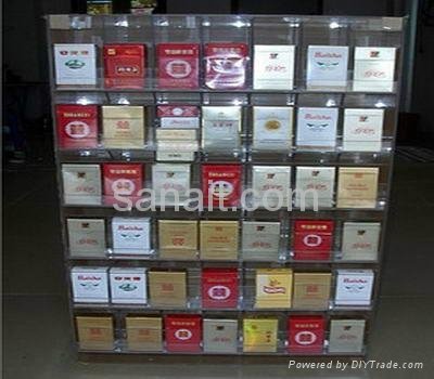 Acrylic cigarette display stands 3