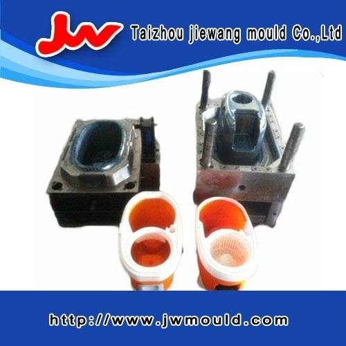 Plastic Injection Mop Bucket Mould 4