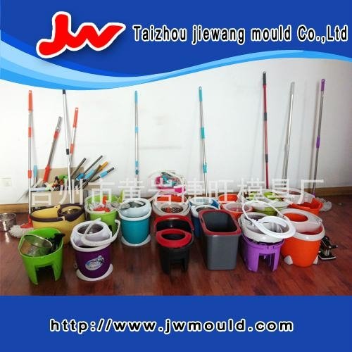 Plastic Injection Mop Bucket Mould 5