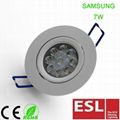 9leds SAMSUNG smd 3623 spotlight 12v 500lm mr16 led spotlight mr16 7w 12V 1