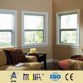 pvc window blind shade woodgrain