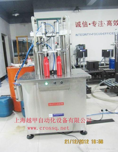 Semi-auto Volume Type Filling Machine for high foaming liquid filling