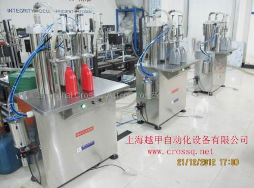 Semi-auto Volume Type Filling Machine for high foaming liquid filling 2