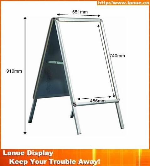 Wholesale aluminum outdoor poster stand display