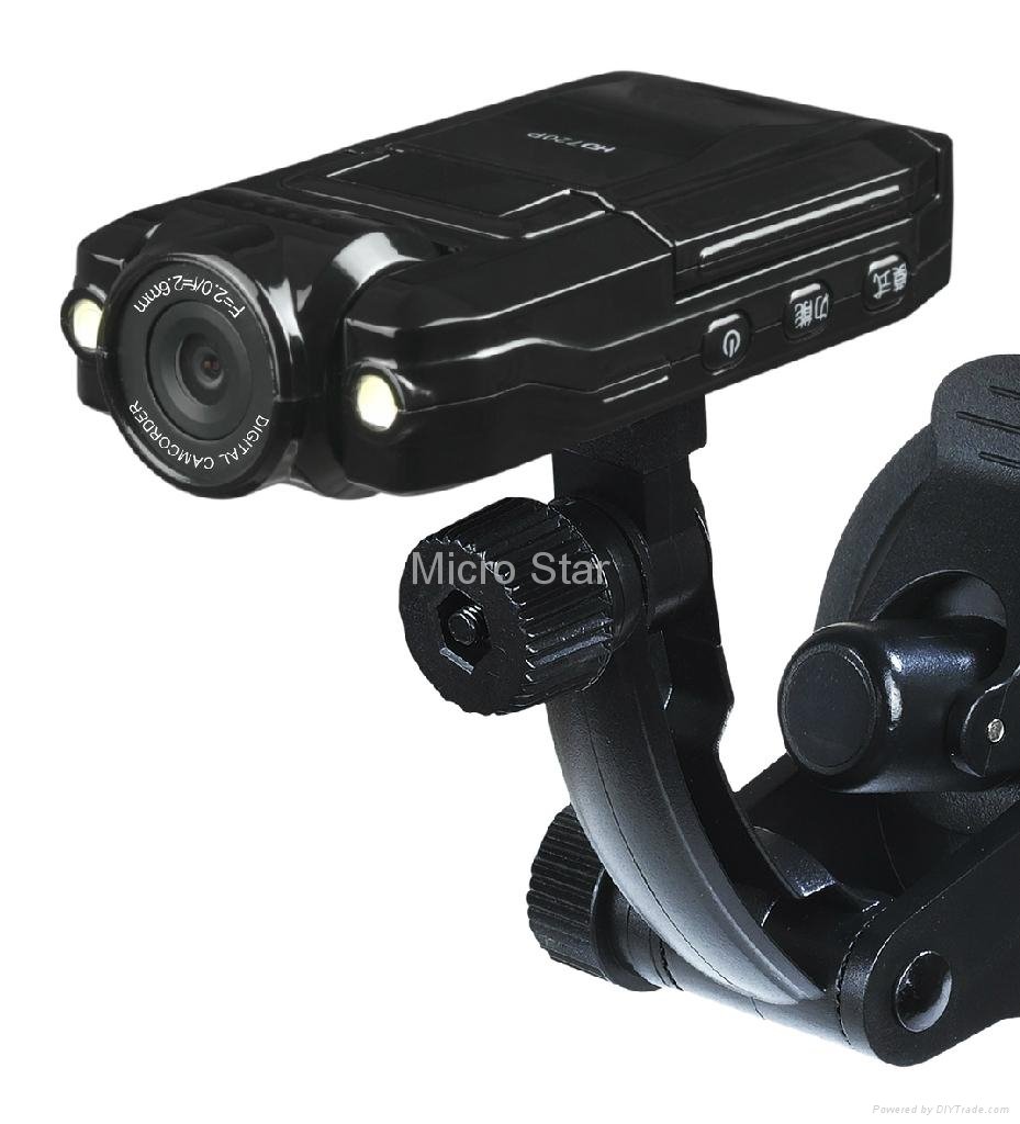 Car DVR  with real 720P 1280x720   2.0“High Definition TFT LCD display