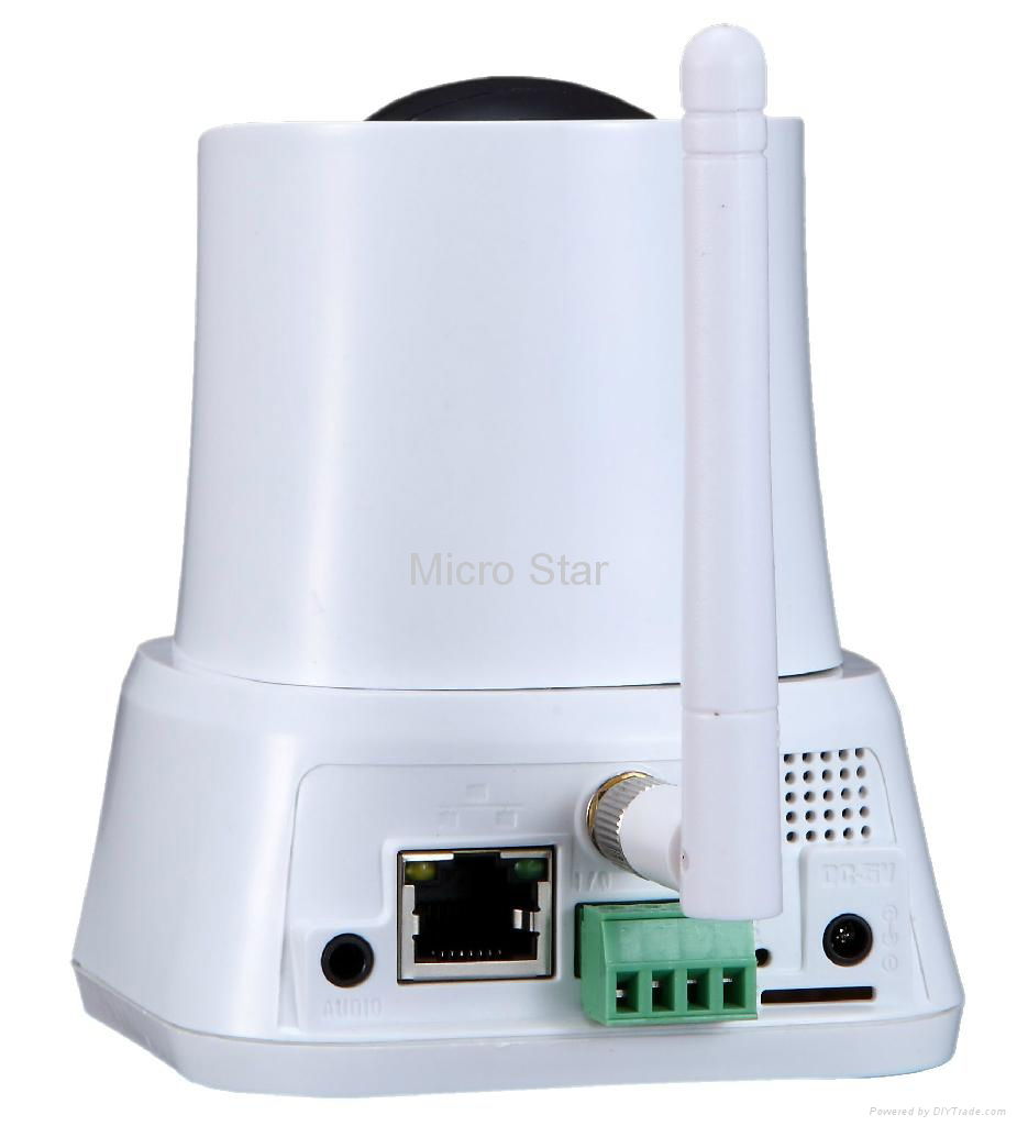 1.0M pixels include IR-cut and TF slot H.264 multi stream Wifi IP Camera 4