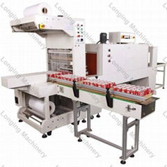 Automatic Shrink Sleeve Wrapper for Beer Bottles with Tray