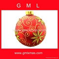 Christmas glass ball 1