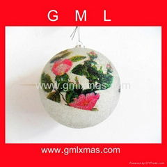 Christmas glass ball