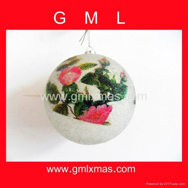 Christmas glass ball