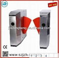 Entrance Retractable Flap Barrier Electronic Subway Gate  Security System Flap T