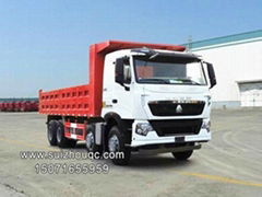 豪沃T7H 360馬力前四后八8x4自卸車