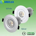 Cutout 80mm 110-240v Led Downlight 10w Antiglare 1