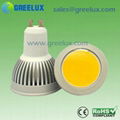 Epistar 3W COB GU10 LED Spotlight 220V 1