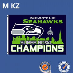 Seattle Seahawks 3x5 Polyester Flag Banner Super Bowl  Champions 