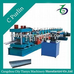 C purlin production line for sale with high quality made in China