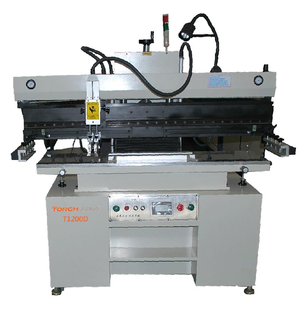 Semi automation high precision screen printing machine T1200D