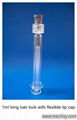 1ml long luer lock with flexible tip cap