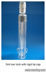 5ml luer lock with rigid tip cap