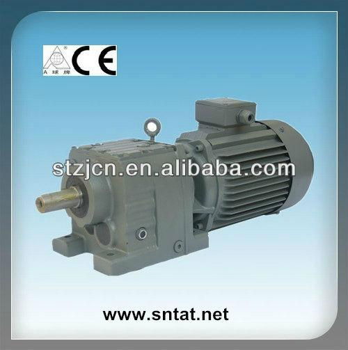 flange installation helical gearbox motor