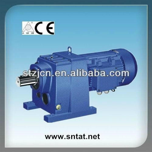 flange installation helical gearbox motor 2