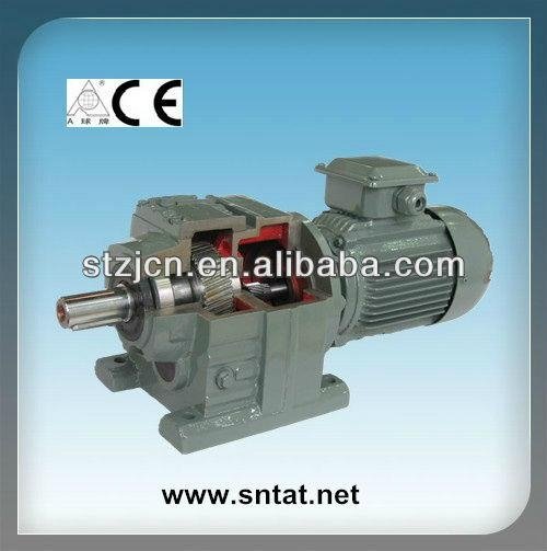 flange installation helical gearbox motor 5