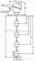 flange mounting float type level switch price 2