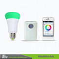 RGB smartphone control LED bulb light  3