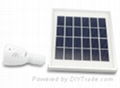 多功能太陽能板充電應急手電燈 2