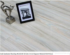 Oak laminate flooring ML603# High Glossy