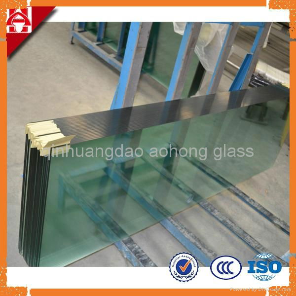 Tempered Glass panels with ISO CE BV tempered glass panel cost