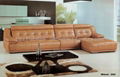 L.P606-Luxury Italy Corner Leather Sofa 1