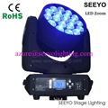 19pcs RGBW 4in1 zoom LED moving head light 1