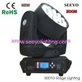 19pcs RGBW 4in1 zoom LED moving head light 2