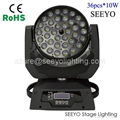 36pcs 10W 4in1 LED moving head light high zoom