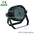 waterproof 54pcs 3w LED par light