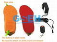 Li-ion battery heated shoe insole with remote control 1