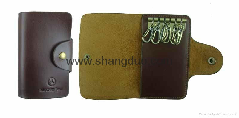 best selling leather key wallet