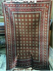 100% silk rug from iran 07M