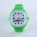 2014 hot sale silicone wrist watch wholesale jelly watch with light