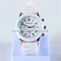 2014 Fashion silicone geneva watch hot selling wrist watch  5