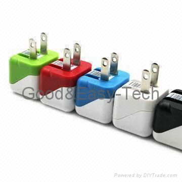 Folding USB charger mini travel charger for iPhone ipad cellphone adapter 