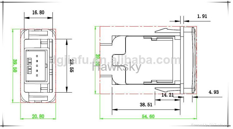 2014new design Flog lamp switch 2