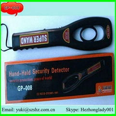 GP-008 High sensitivity hand-held metal detector with no adjustment